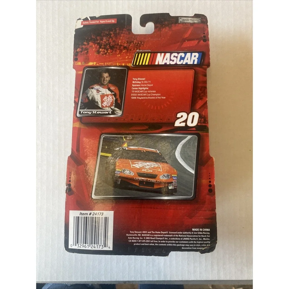 Tony Stewart memorabilia nascar Bundle, Home Depot #20 Hot wheels, Night Light